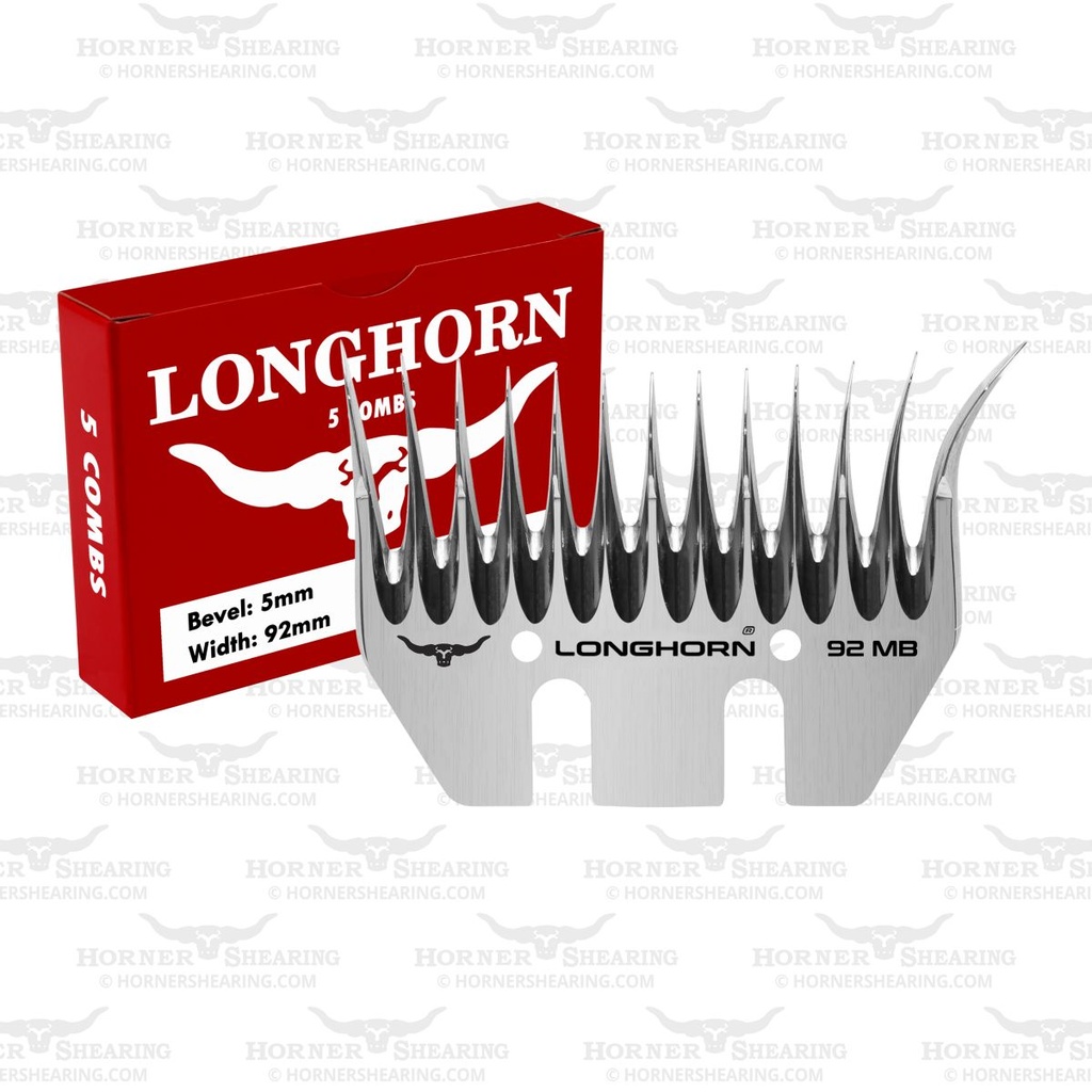 Longhorn® Wide Alpaca/Cover Comb - 13 Tooth