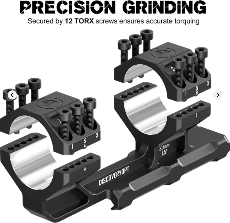 Heavy Duty Scope Mount  For Picatinny  Built-in 20 MOA