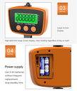 High Precision WH-C04 Portable LCD Display Electronic Scale 500kg/100g
