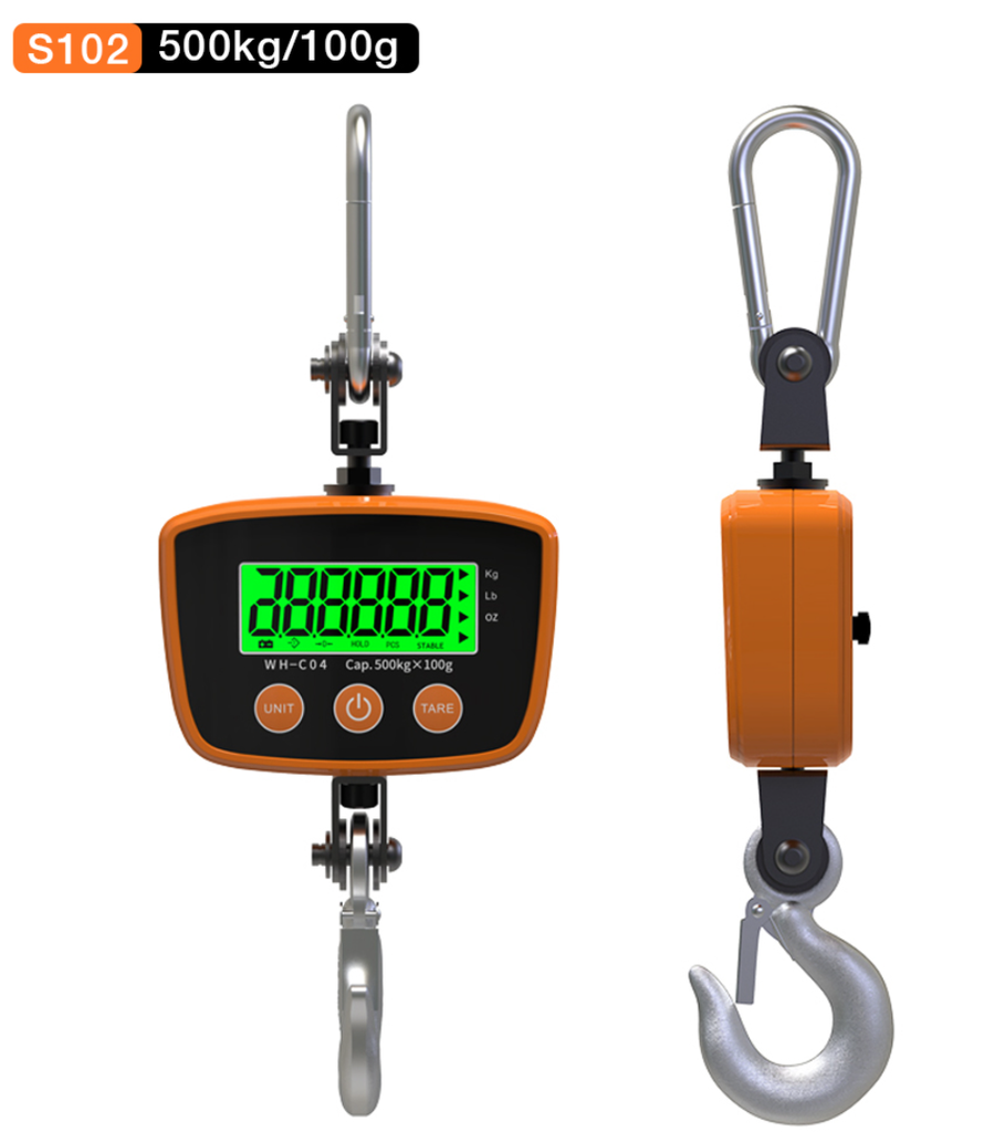 High Precision WH-C04 Portable LCD Display Electronic Scale 500kg/100g
