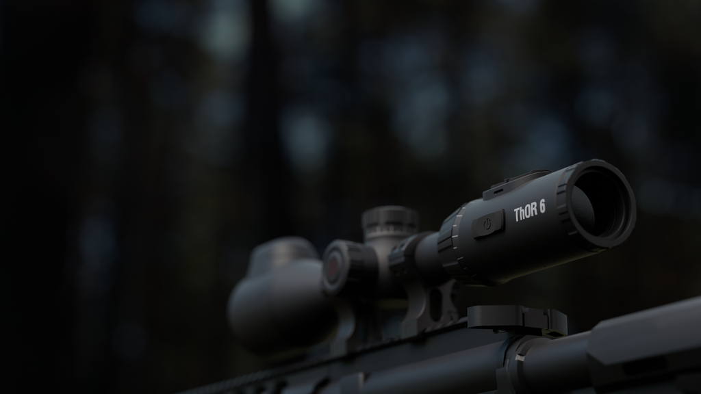 THOR 6 Elite Thermal Rifle scope, 3-24x, 640x512, 12μm, <15mk NETD, built-in LRF