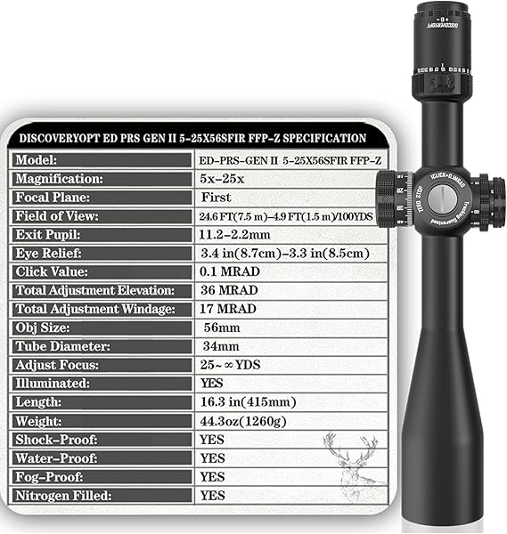 ED-PRS 5-25X56SFIR FFP-MRAD