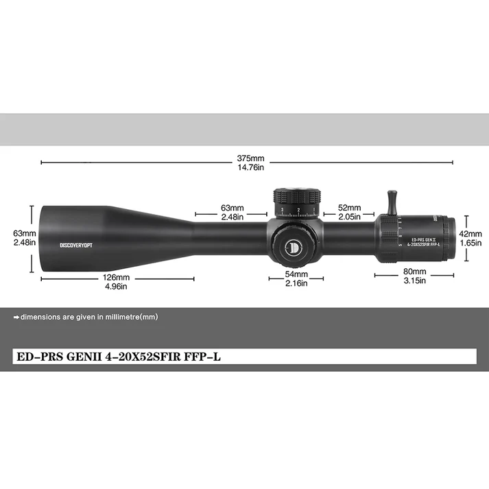 ED-PRS GEN2 4-20X52SFIR FFP-MRAD-Z