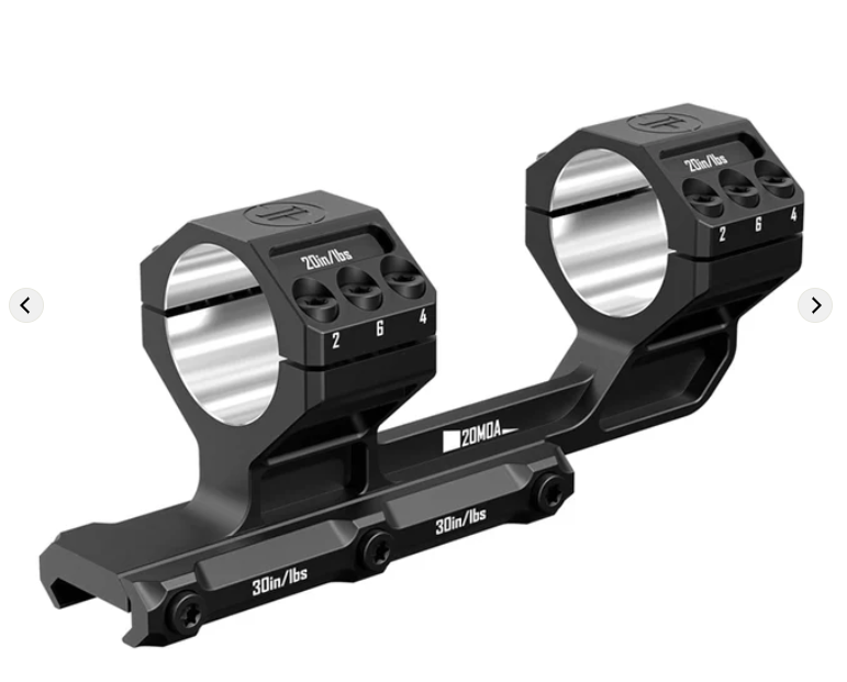 Heavy Duty Sjónaukafestingar með 20 MOA halla (34 mm)